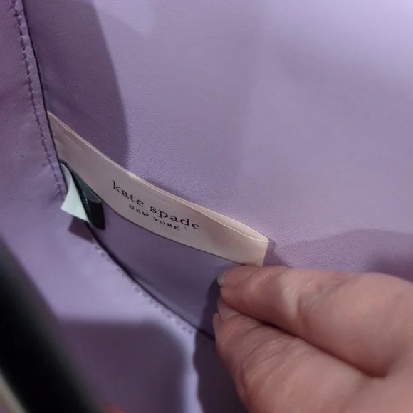 Kate Spade NWOT Zibbi Owl Navy ๐ Novelty Medium Flap Shoulder Crossbody Purse - Picture 13 of 15